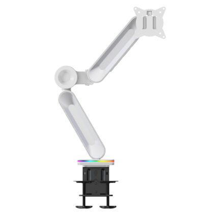Devo Gaming Monitor Arm - Flexi Elite 1 - White